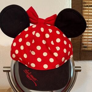 Disneyland Red Polka Dot Cap with Ears